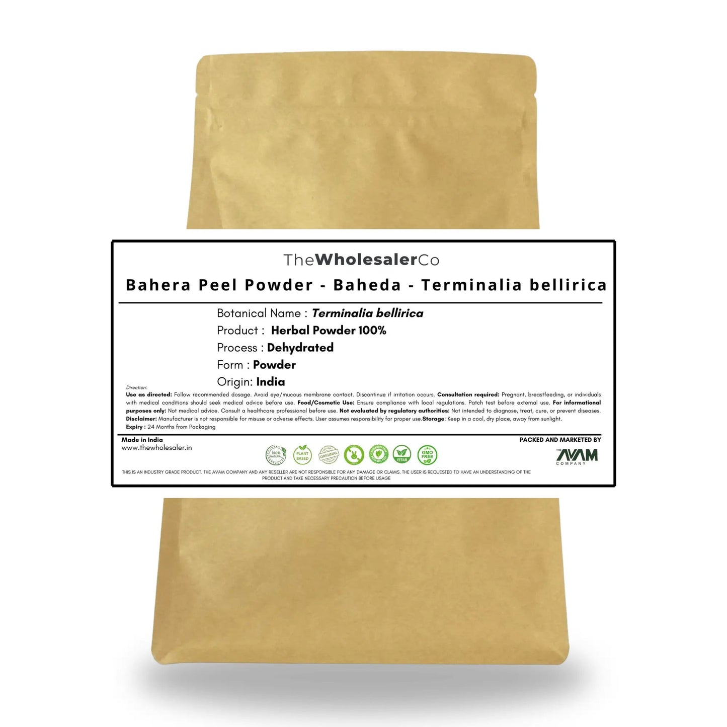 Bahera Peel Powder - Baheda - Terminalia Bellirica Bulk Supplier@TheWholesaleCo Prices