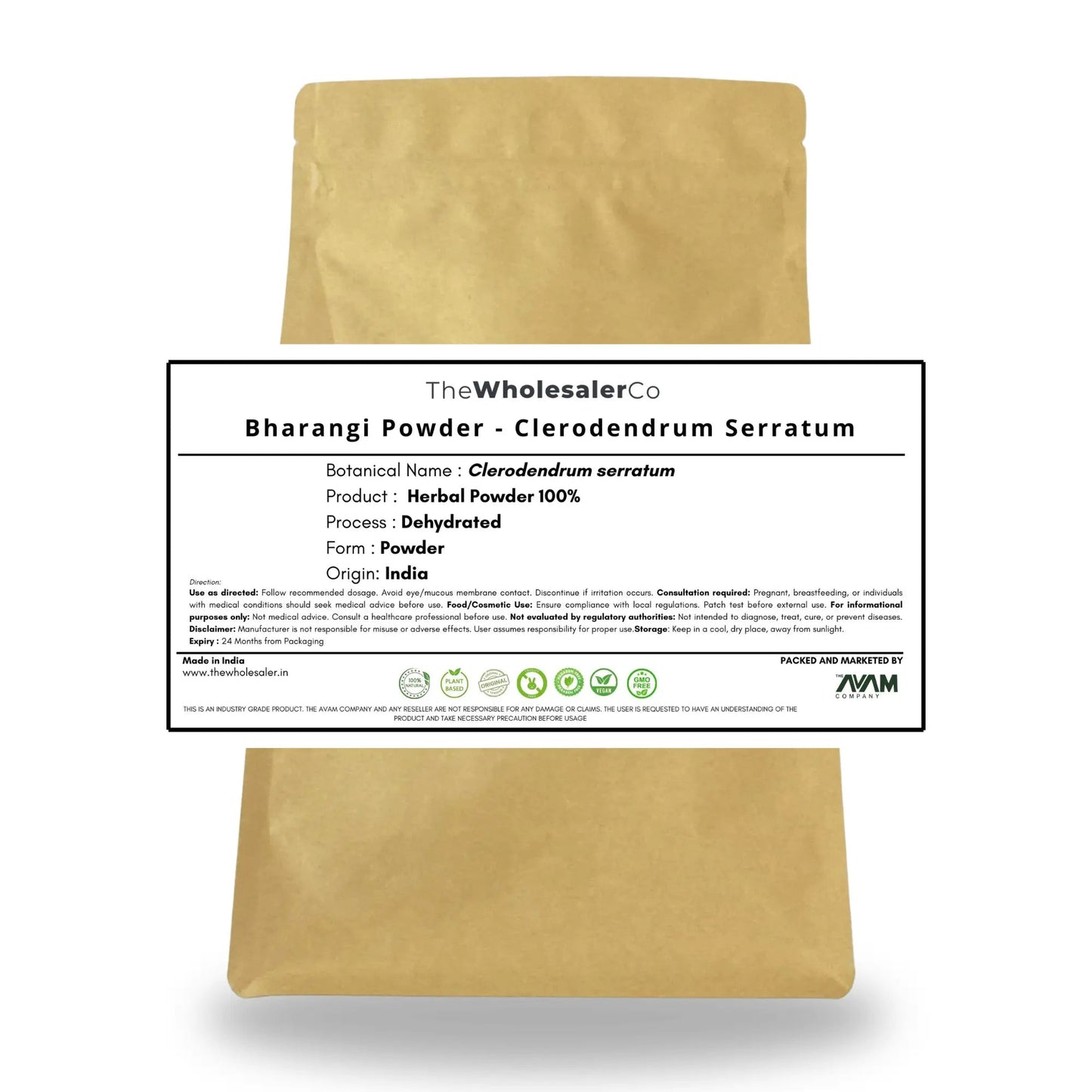 Bharangi Powder - Bhadangi - Clerodendrum Serratum Product vendor