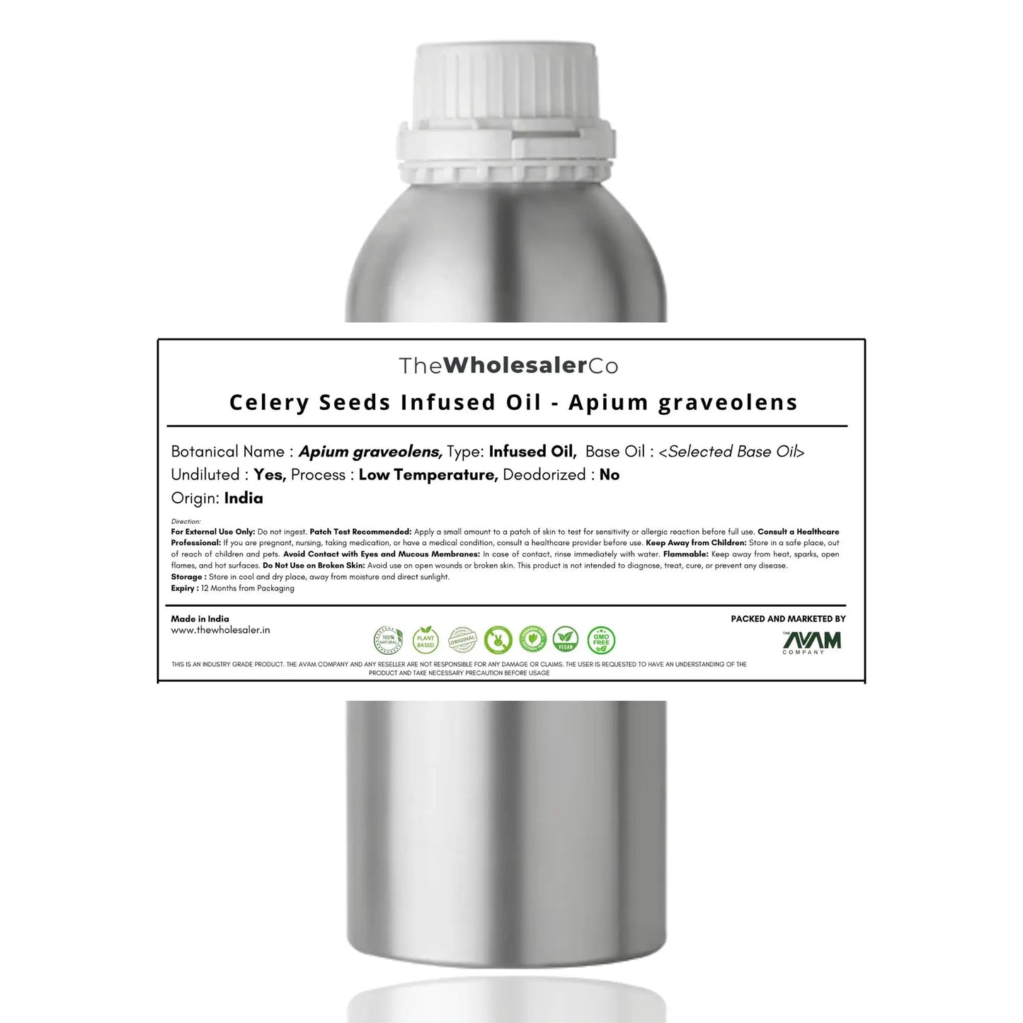 Celery Seeds Infused Oil - Ajmod - Apium graveolens Bulk Supplier@TheWholesaleCo Prices