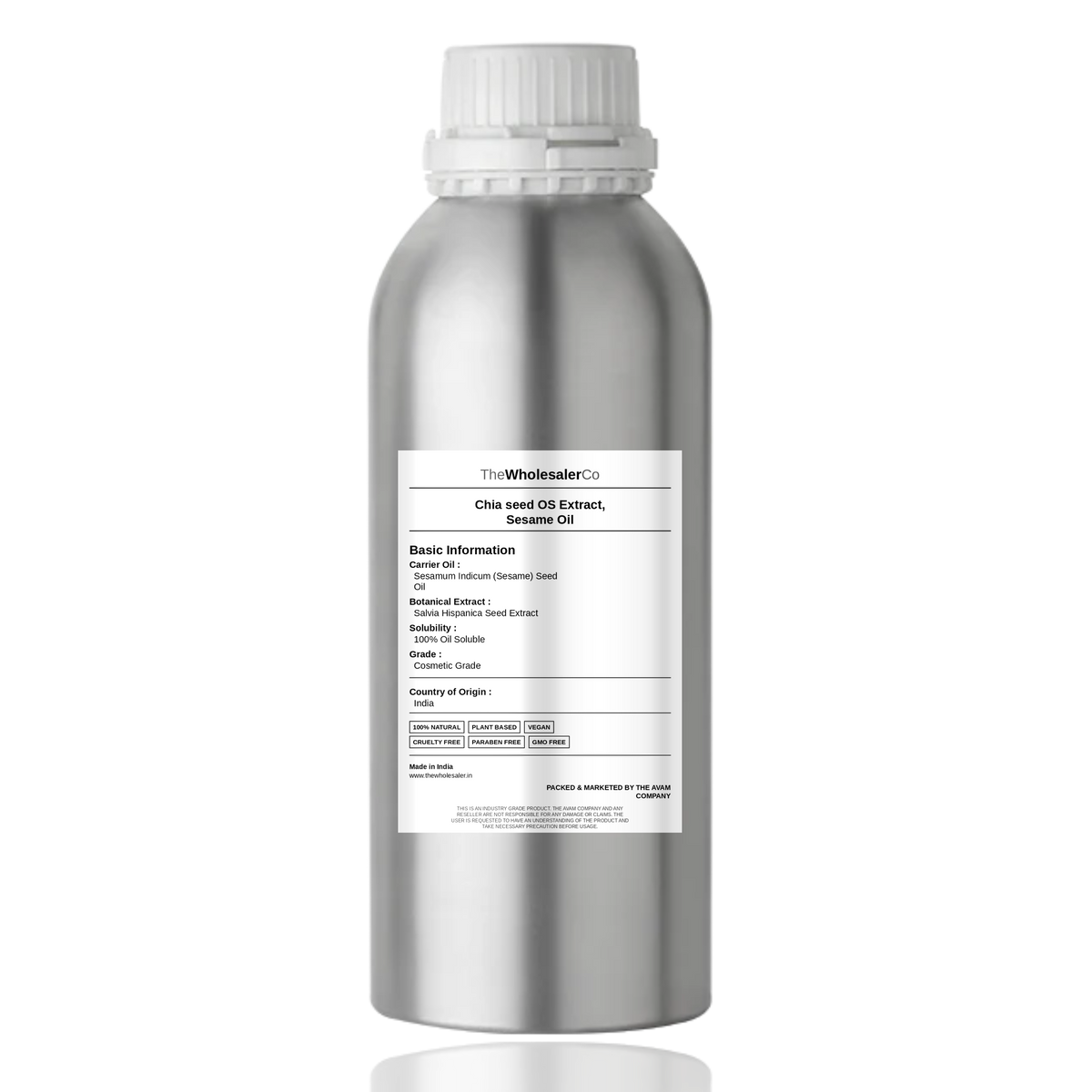 Chia seed OS Extract, Sesame Oil