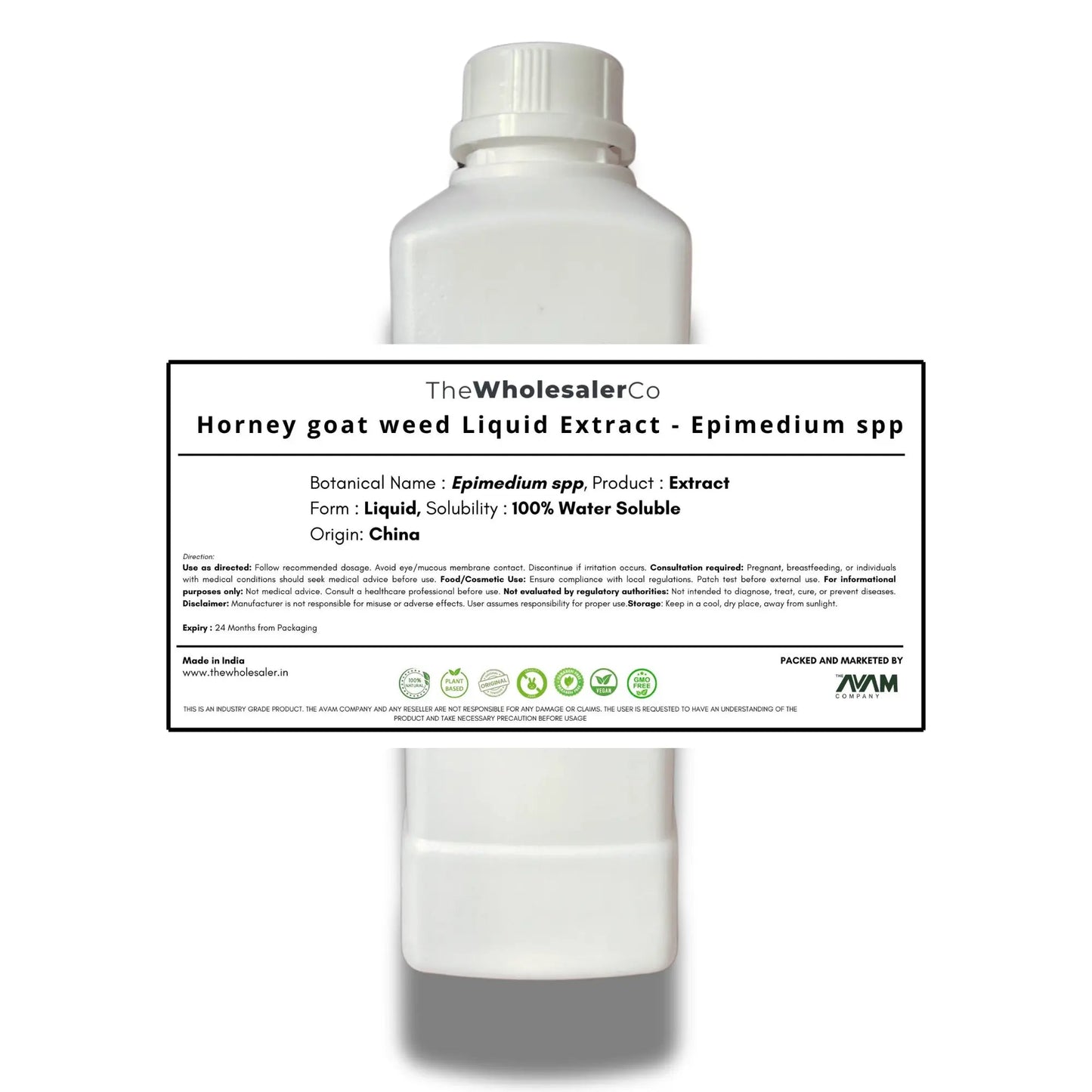 Horney goat weed Liquid Extract - Epimedium spp Bulk Supplier@TheWholesaleCo Prices