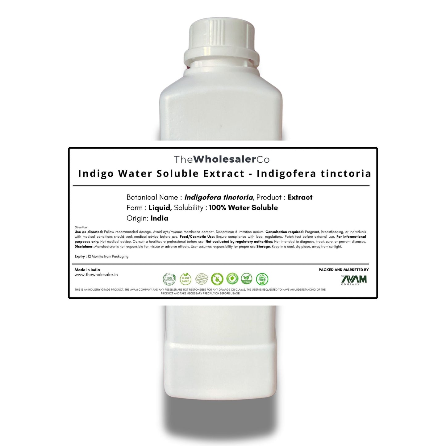 Indigo Water Soluble Extract - Indigofera tinctoria