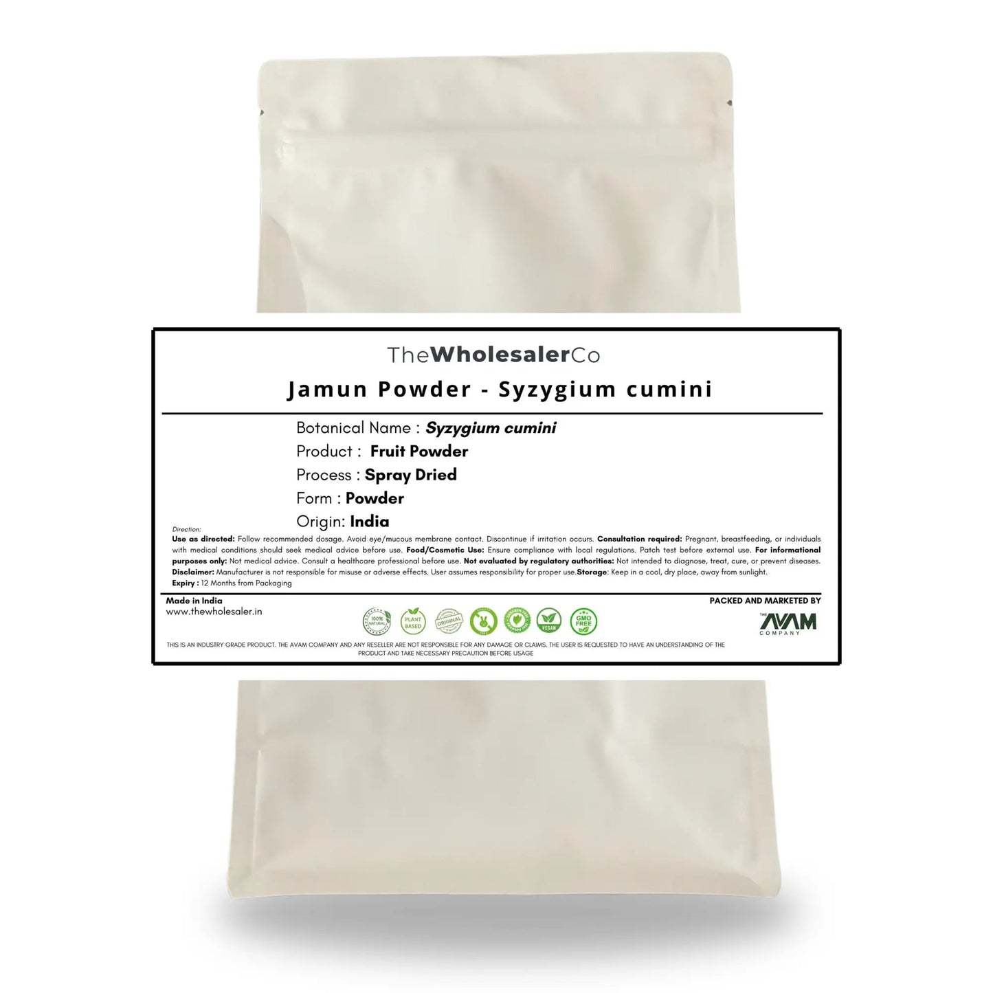 Jamun Powder - Syzygium cumini Bulk Supplier@TheWholesaleCo Prices