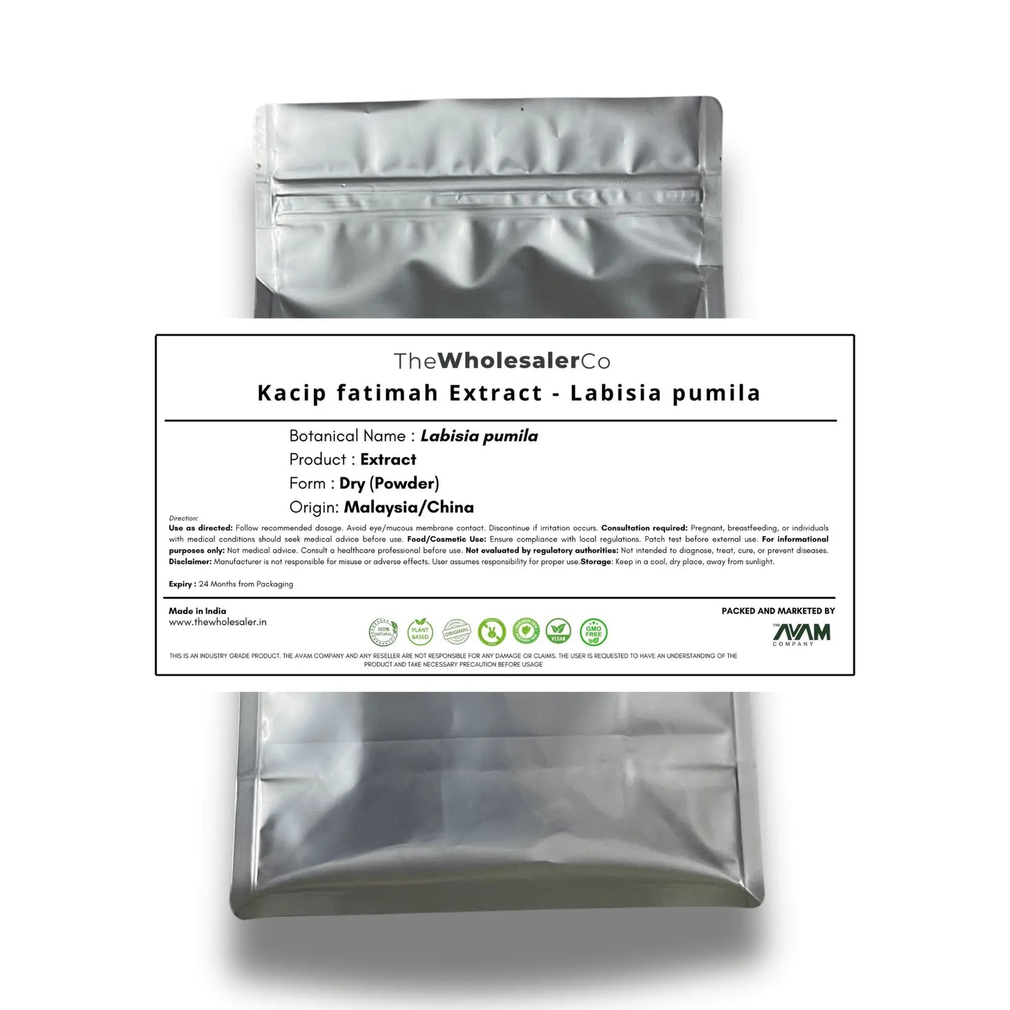 Kacip fatimah Extract - Labisia pumila Bulk Supplier@TheWholesaleCo Prices