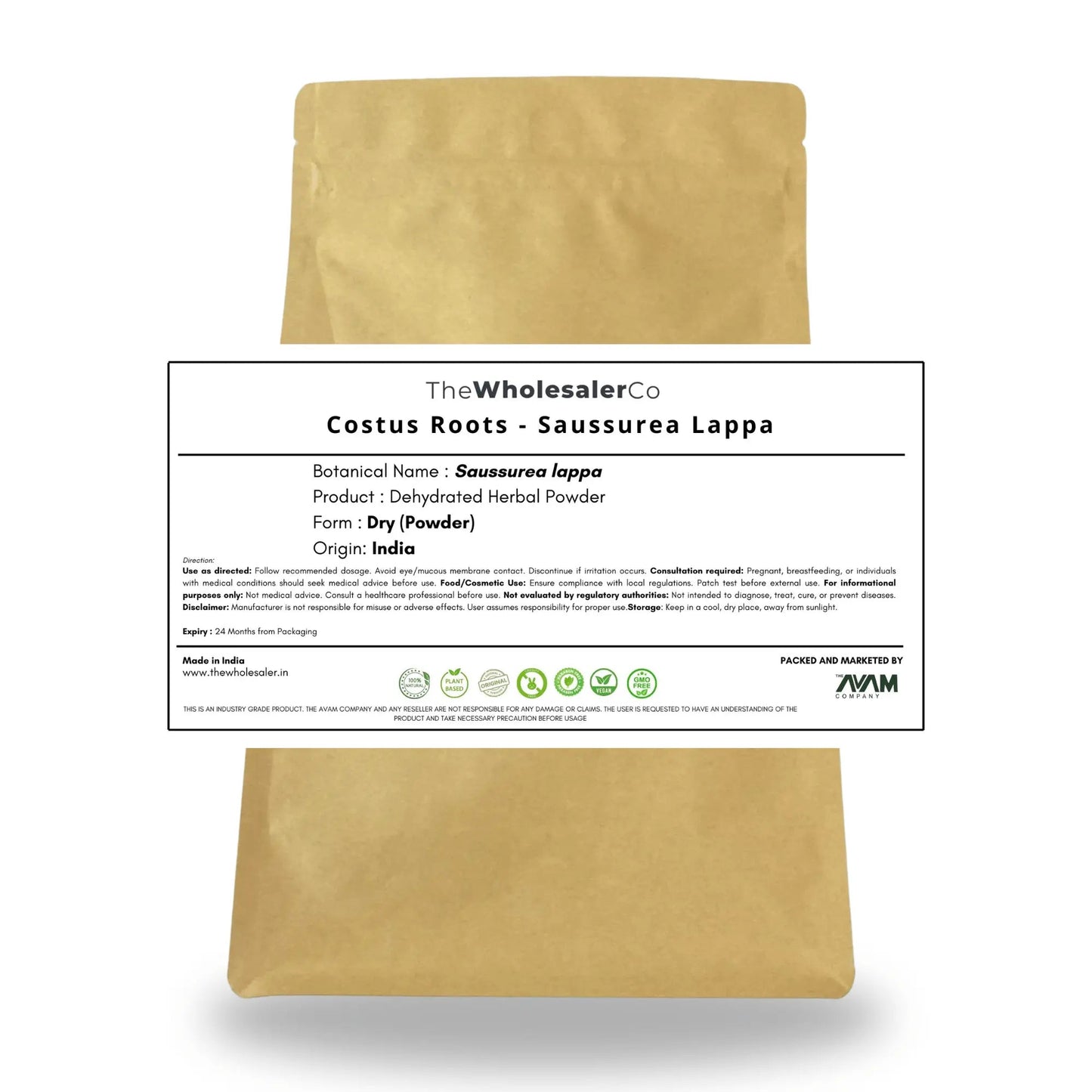 Kuth (Meetha) Jadd Powder - Costus Roots - Saussurea Lappa Product vendor