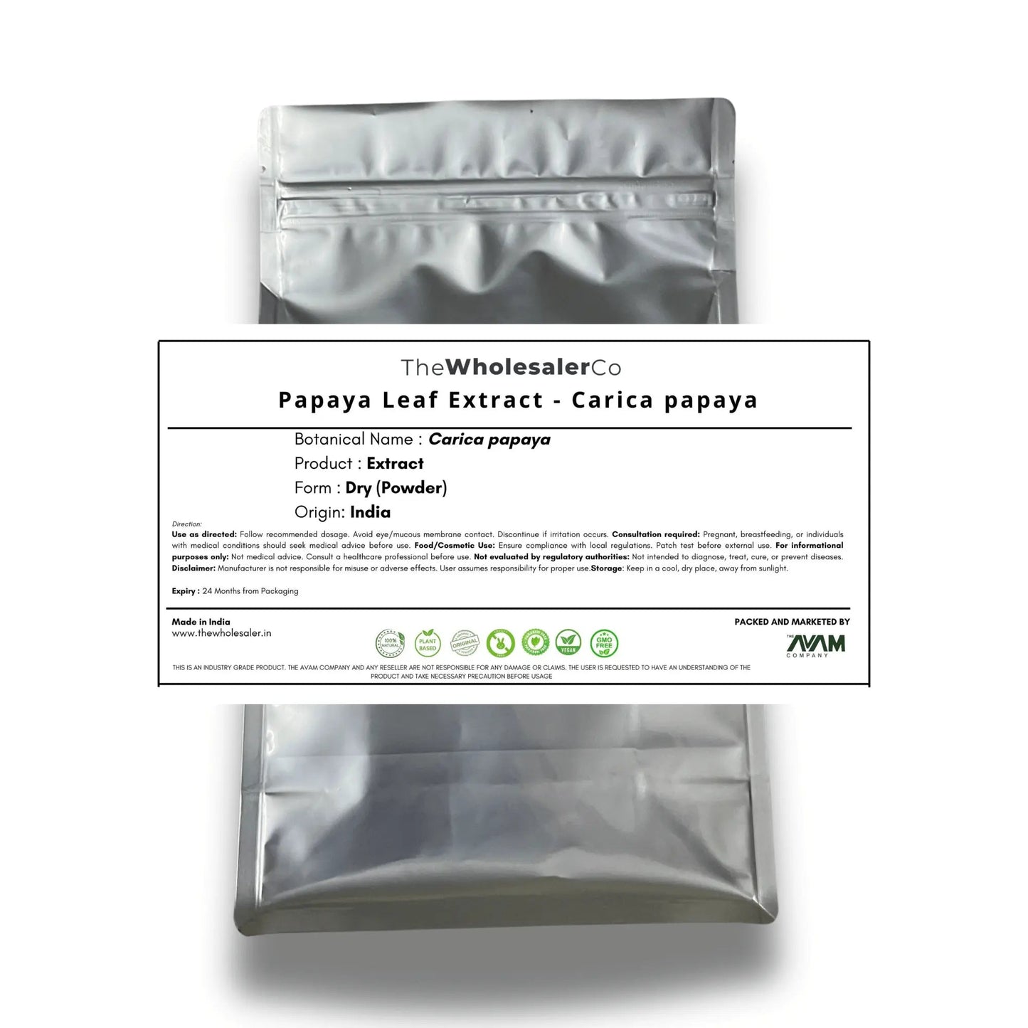 Papaya Leaf Extract - Carica papaya Product vendor