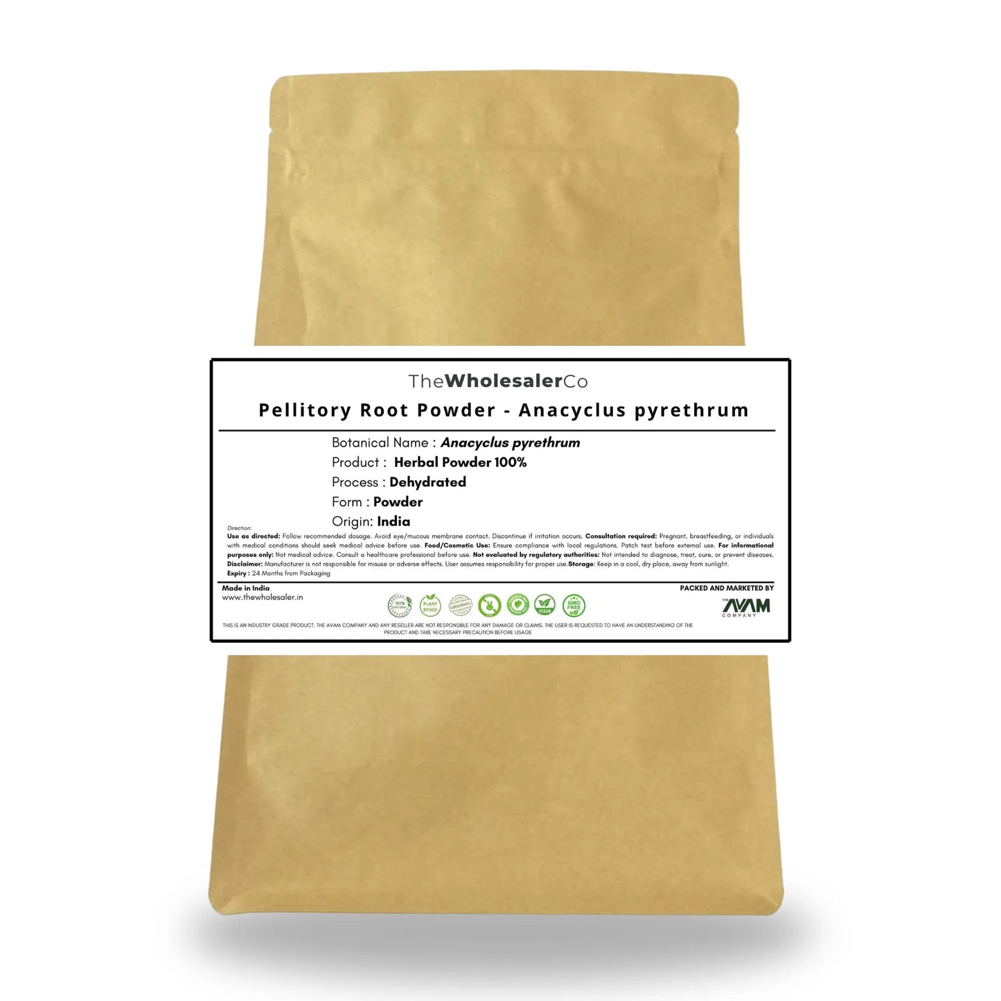 Pellitory Root Powder - Anacyclus pyrethrum - Akarkara Irani Powder Product vendor