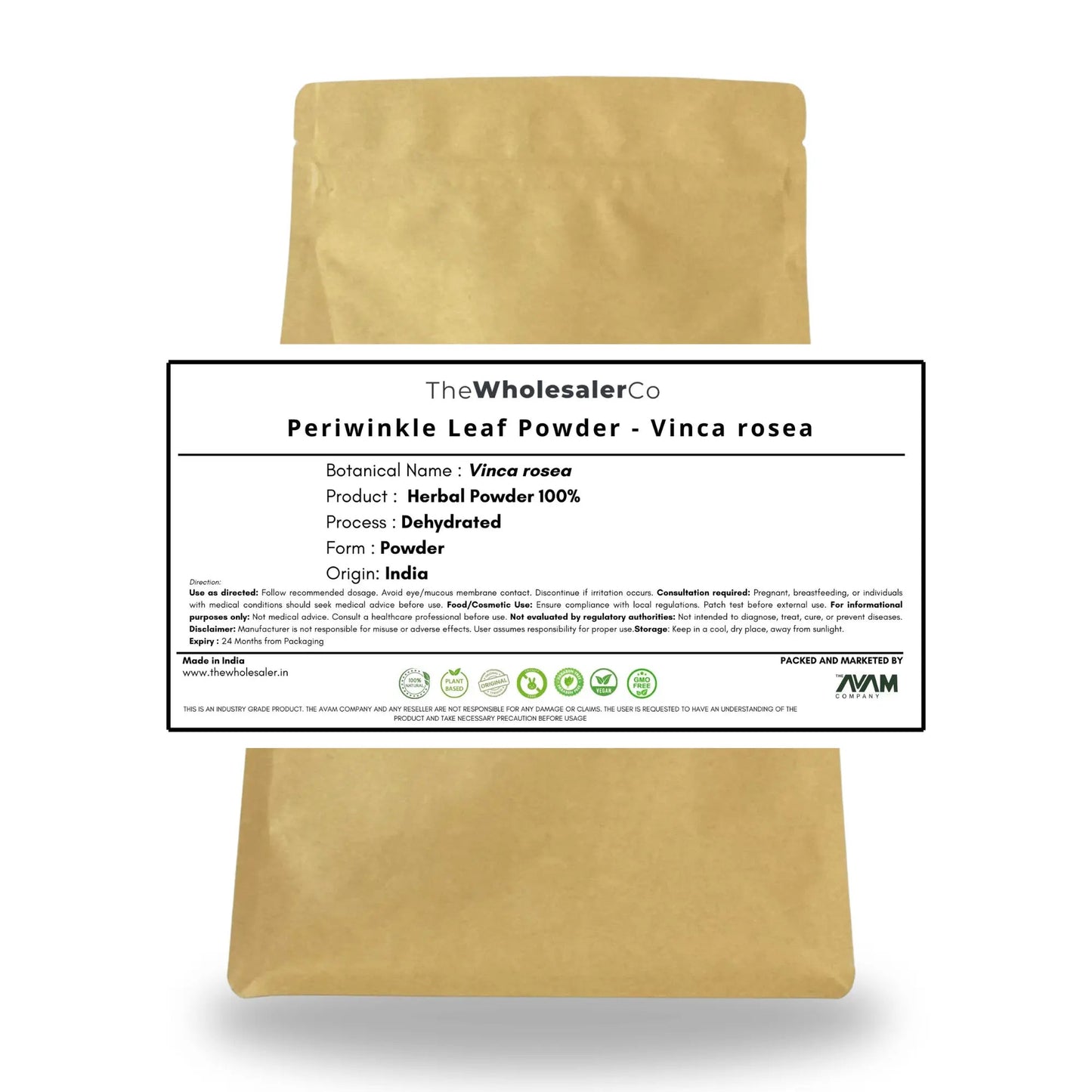 Periwinkle Leaf Powder - Vinca Rosea - Catharanthus roseus Product vendor