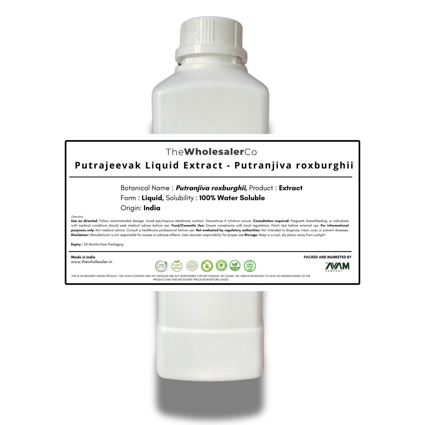 Putrajeevak Liquid Extract - Putranjiva roxburghii Bulk Supplier@TheWholesaleCo Prices