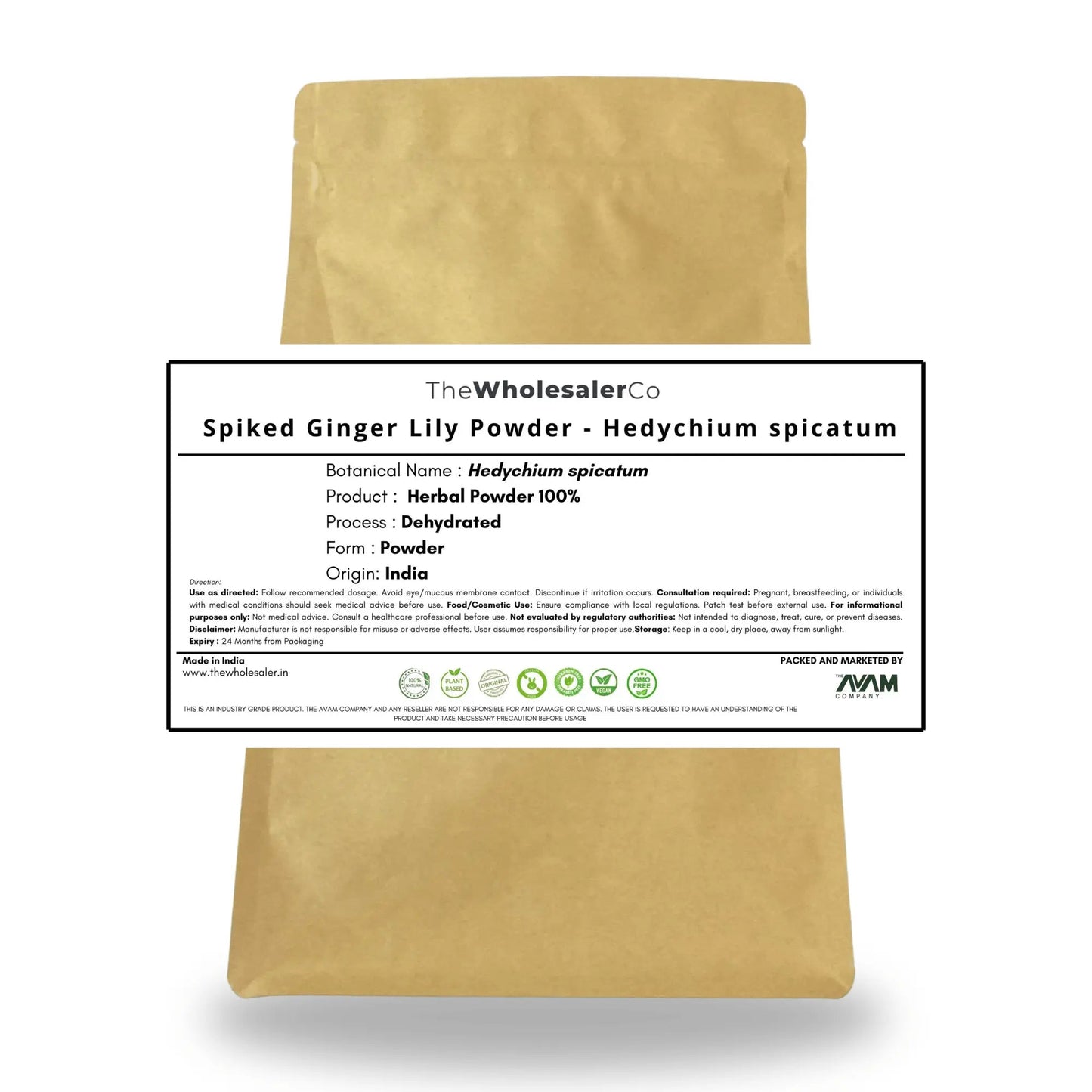 Spiked Ginger Lily Powder - Hedychium Spicatum Bulk Supplier@TheWholesaleCo Prices