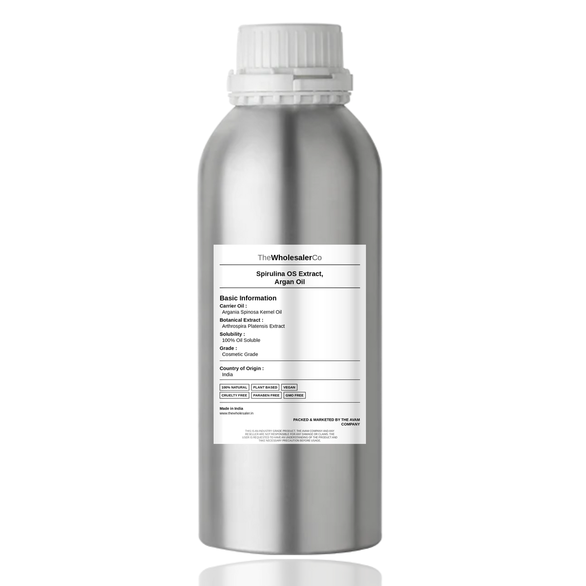 Spirulina OS Extract, Argan Oil