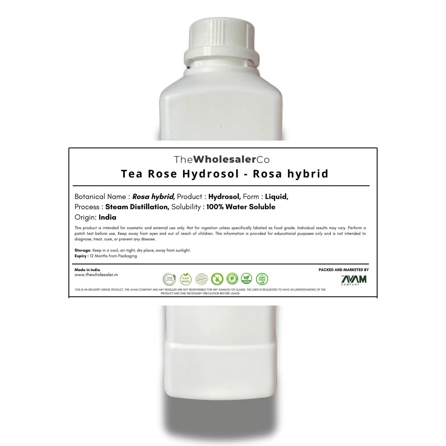 Tea Rose Hydrosol - Rosa hybrid Bulk Supplier@TheWholesaleCo Prices