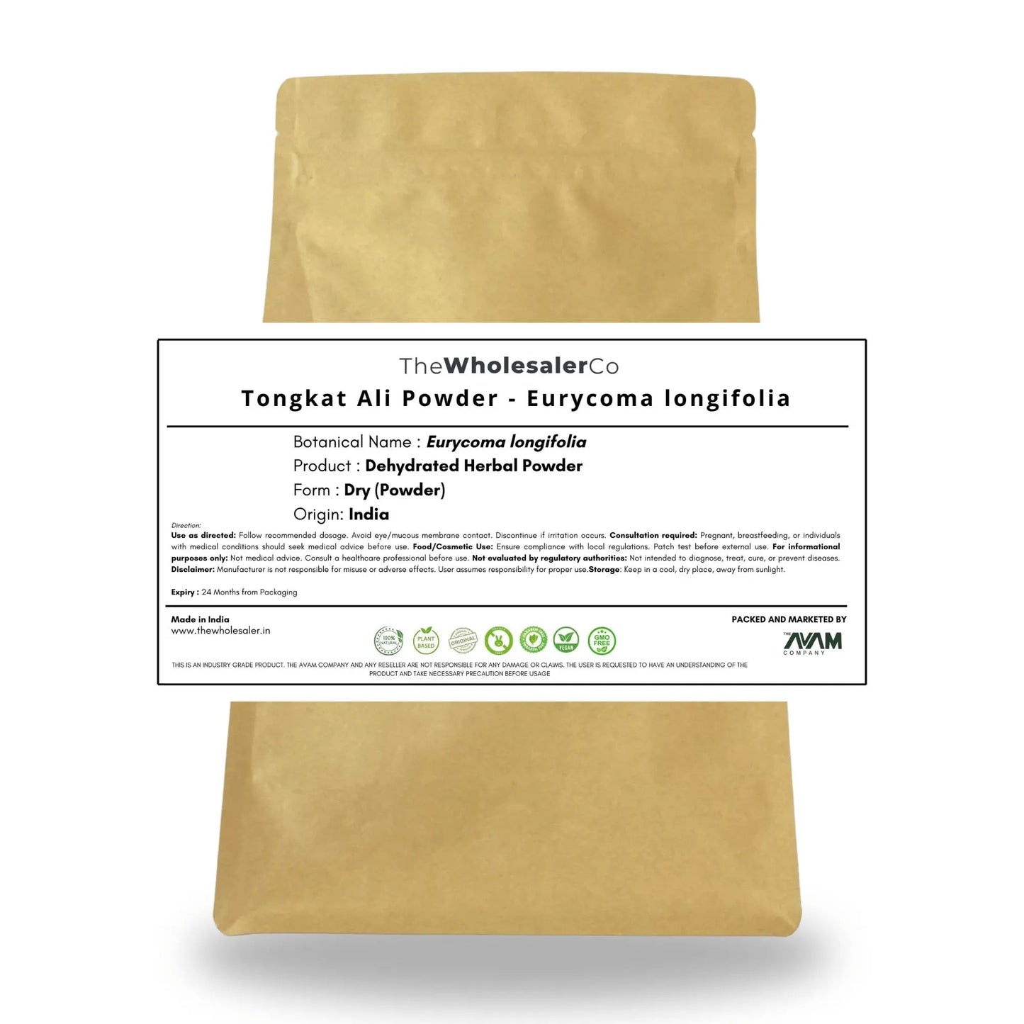 Tongkat Ali Powder - Eurycoma longifolia - Longjack Root Product vendor