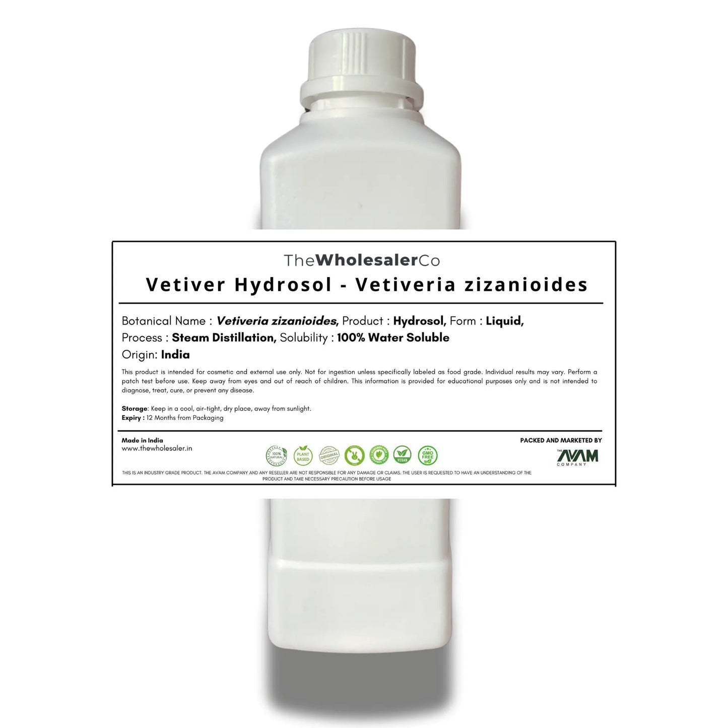 Vetiver Hydrosol - Vetiveria zizanioides Bulk Supplier@TheWholesaleCo Prices