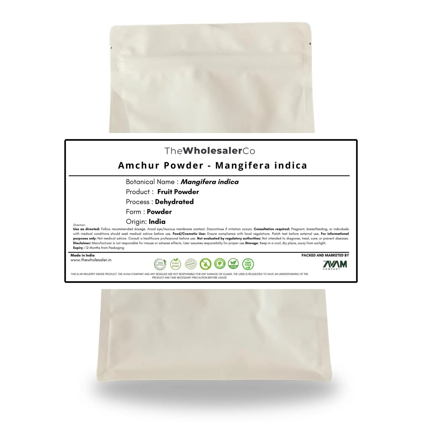 Amchur Powder - Kacha Aam - Mangifera indica - Raw Mango Bulk Supplier@TheWholesaleCo Prices