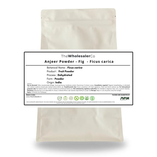 Anjeer Powder - Fig  - Ficus carica Bulk Supplier@TheWholesaleCo Prices