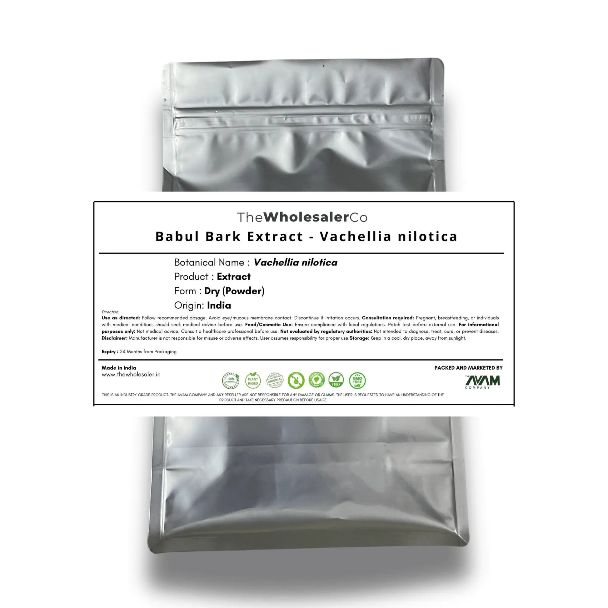 Babul Bark Extract - Acacia Arabica (Vachellia nilotica) Product vendor