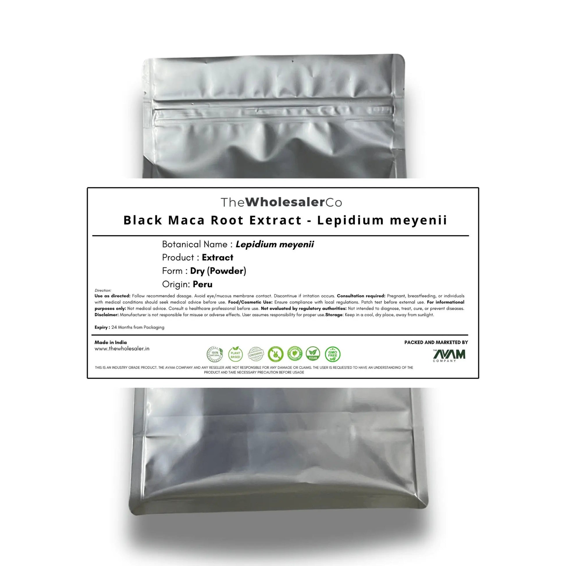 Black Maca Root Extract - Lepidium meyenii Bulk Supplier@TheWholesaleCo Prices