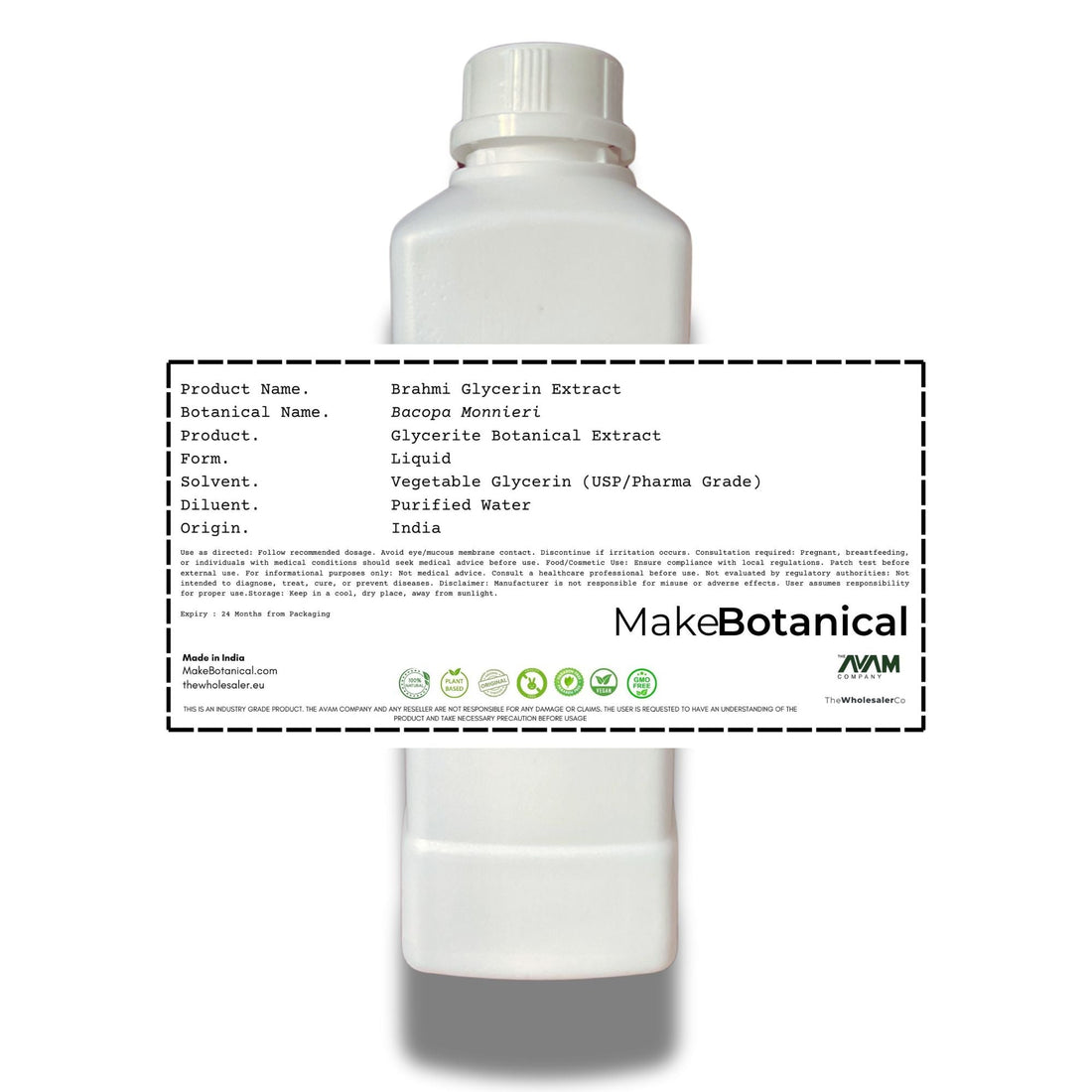 Brahmi Glycerin Extract - Bacopa Monnieri