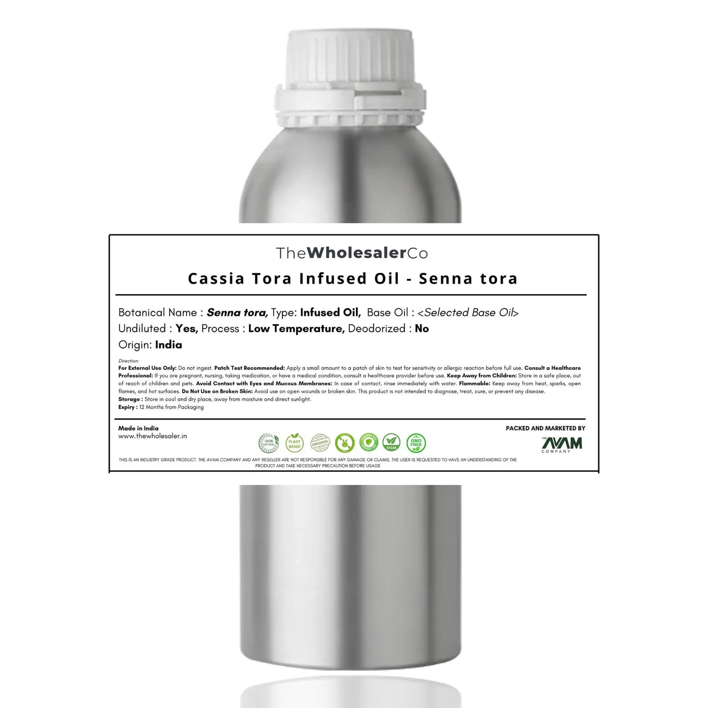 Cassia Tora Infused Oil - Senna tora Bulk Supplier@TheWholesaleCo Prices