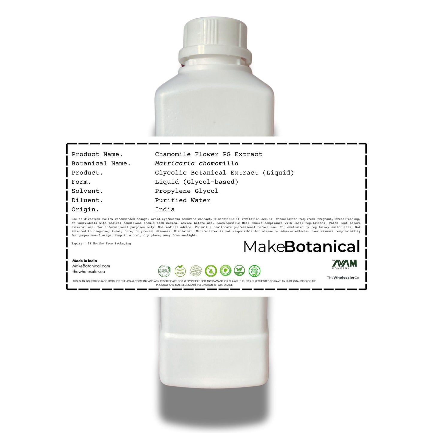 Chamomile Flower PG Extract  - Matricaria chamomilla