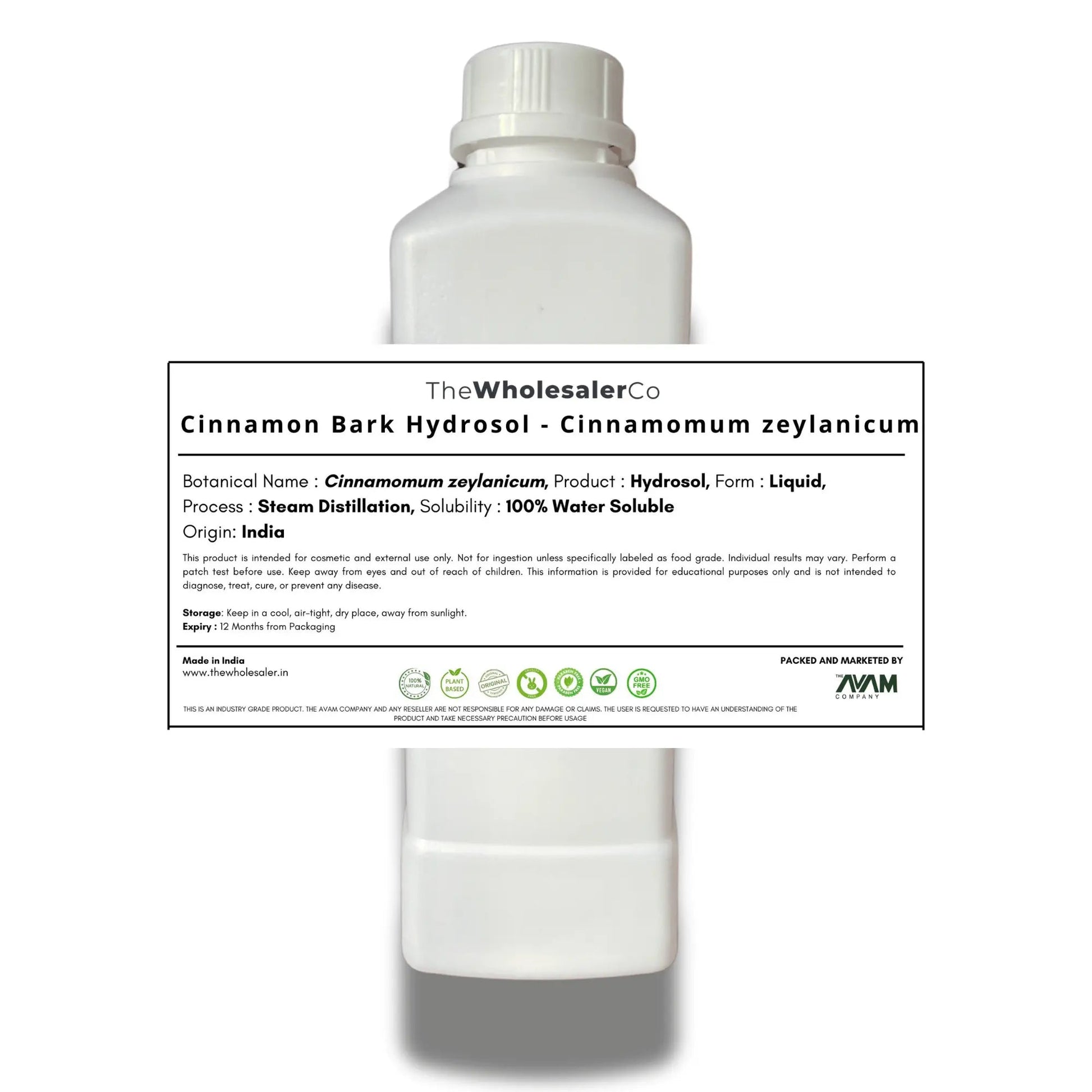 Cinnamon Bark Hydrosol - Cinnamomum zeylanicum Bulk Supplier@TheWholesaleCo Prices