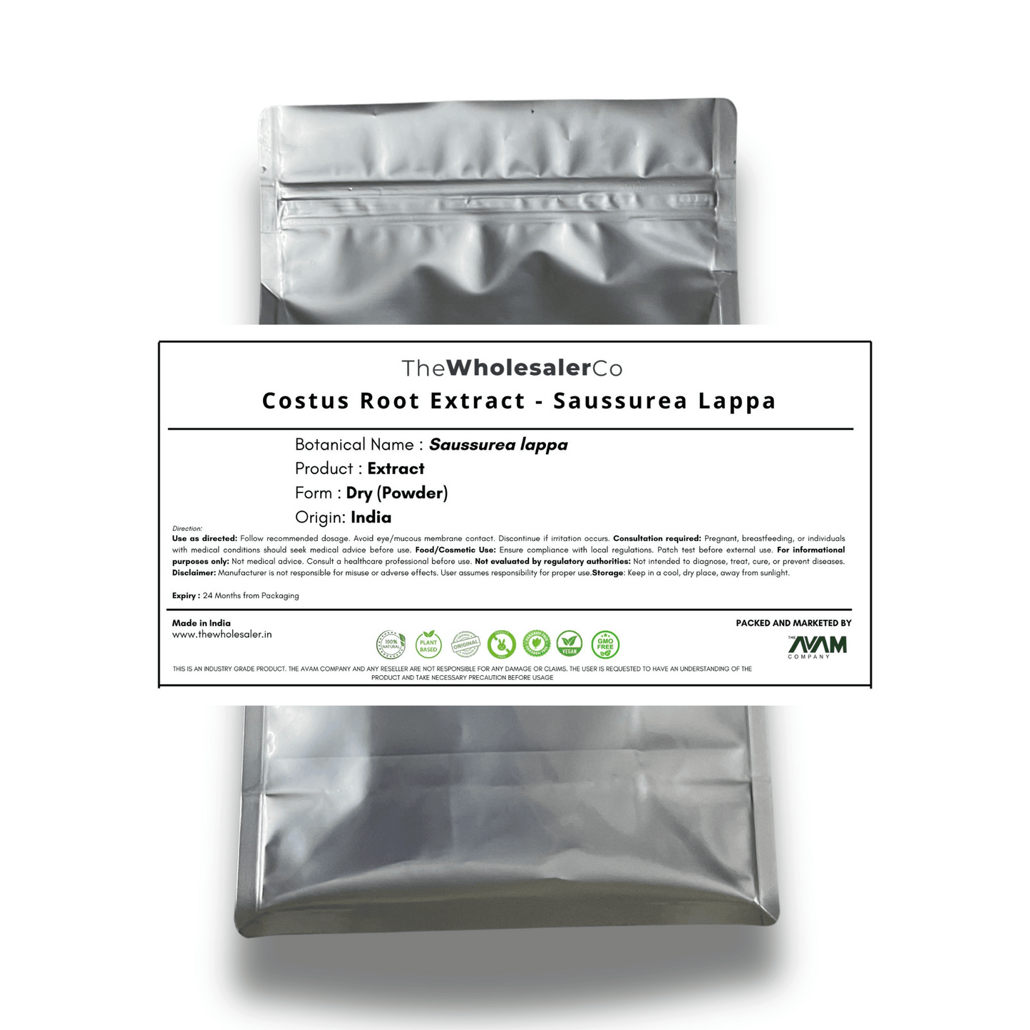 Costus Root Extract - Saussurea Lappa