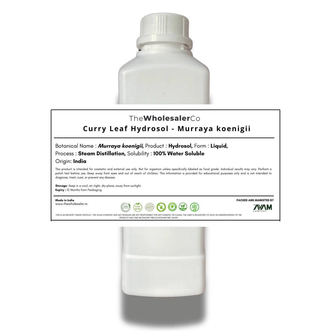 Curry Leaf Hydrosol - Murraya koenigii Bulk Supplier@TheWholesaleCo Prices