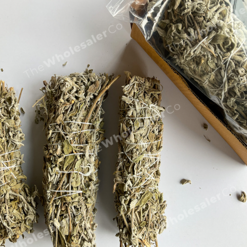 Dry Sage Bundle - Smudge - Salvia officinalis - Common Sage