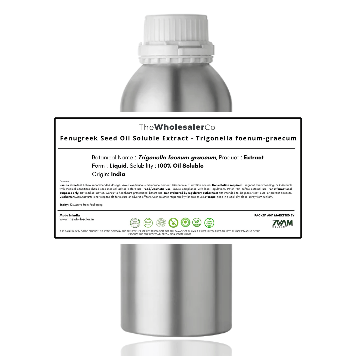 Fenugreek Seed Oil Soluble Extract - Trigonella foenum-graecum