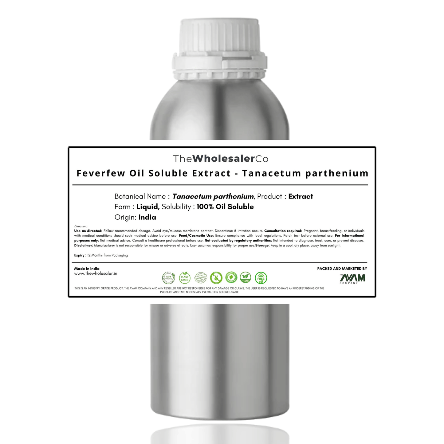 Feverfew Oil Soluble Extract - Tanacetum parthenium