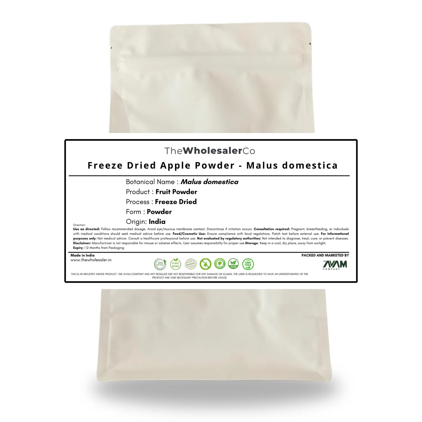 [IN] Freeze Dried Apple Powder - Malus domestica