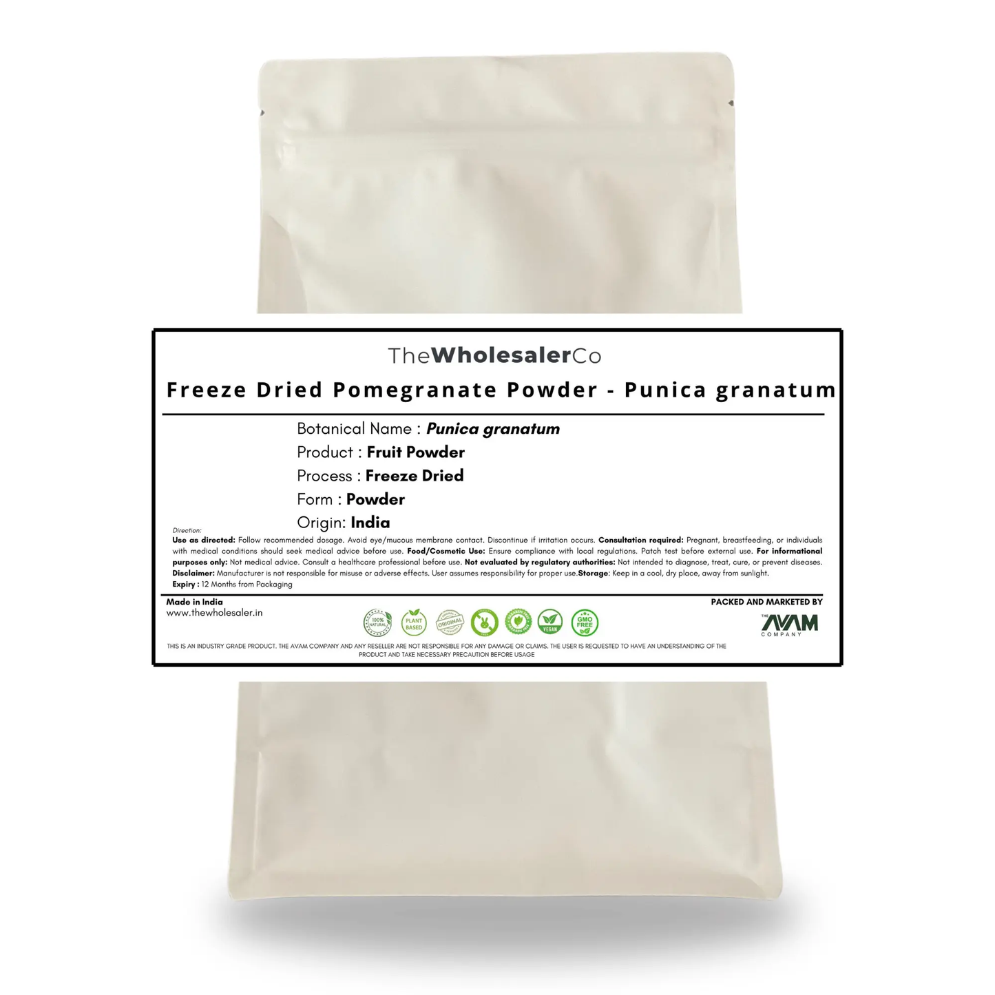 [IN] Freeze Dried Pomegranate Powder - Punica granatum