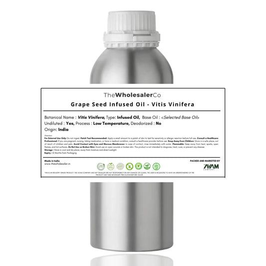 Grape Seed Infused Oil - Vitis Vinifera Bulk Supplier@TheWholesaleCo Prices