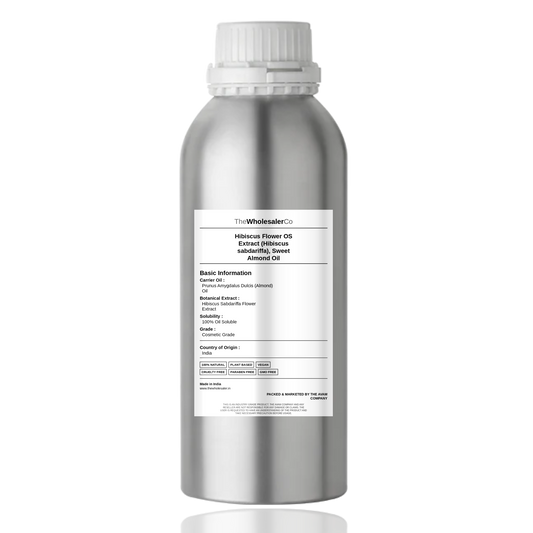 Hibiscus Flower OS Extract (Hibiscus sabdariffa), Sweet Almond Oil