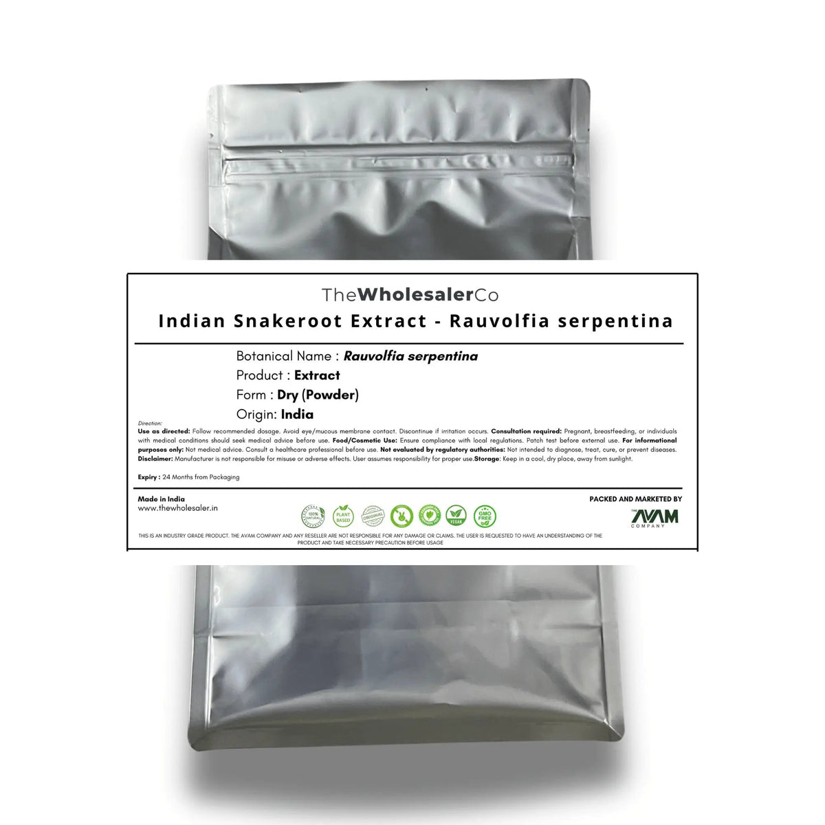 Indian Snakeroot Extract - Rauvolfia serpentina Product vendor