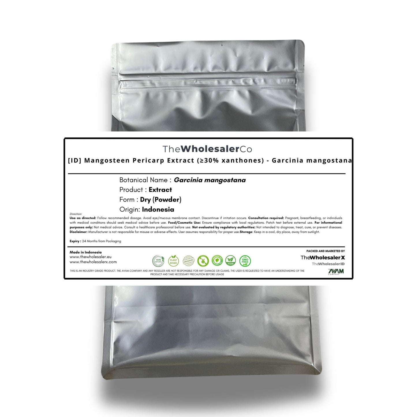 [ID] Mangosteen Pericarp Extract (≥30% xanthones) - Garcinia mangostana