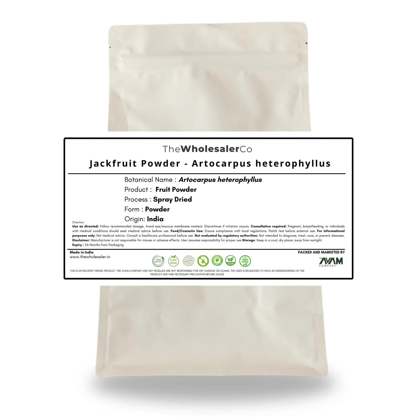 Jackfruit Powder - Artocarpus heterophyllus Bulk Supplier@TheWholesaleCo Prices