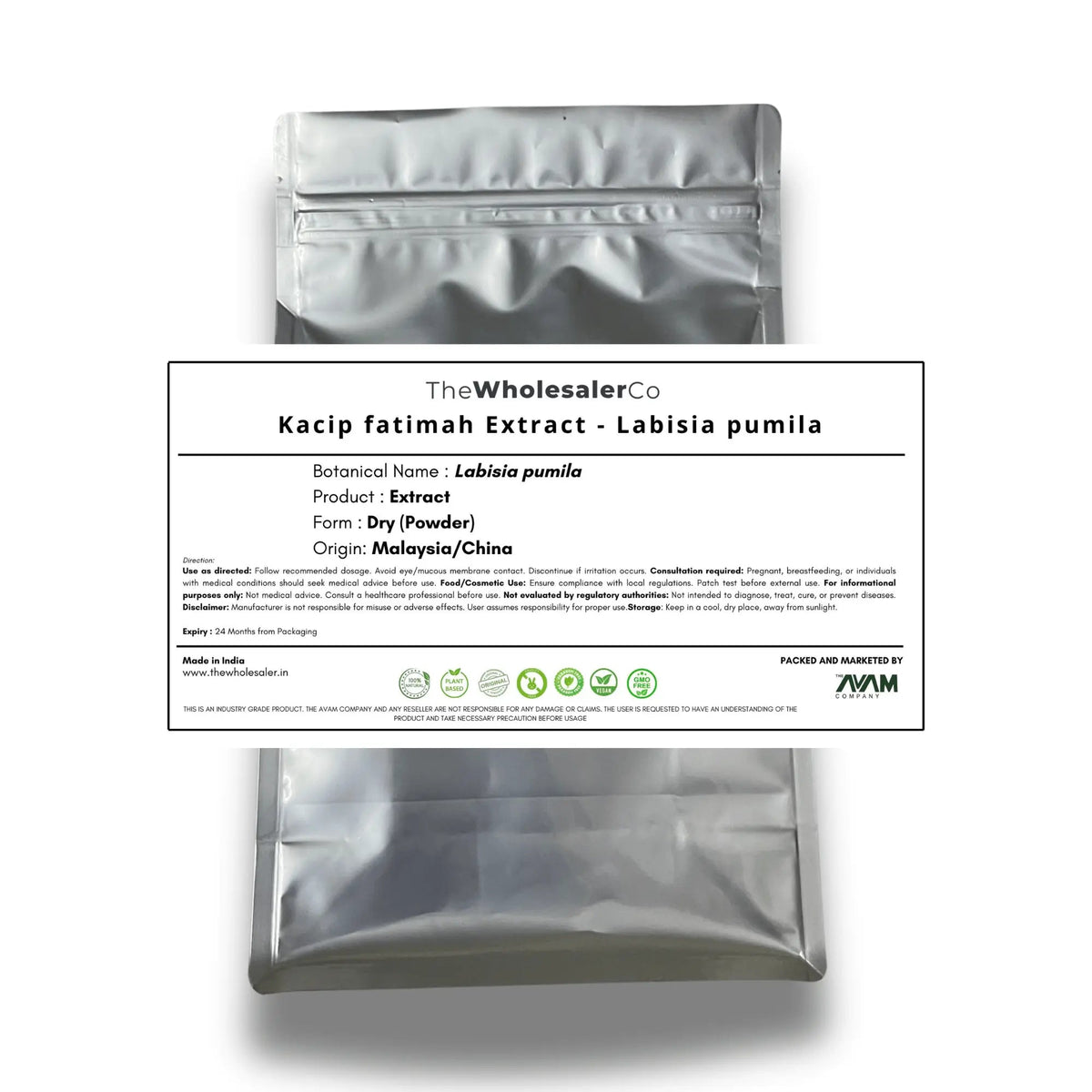 Kacip fatimah Extract - Labisia pumila Bulk Supplier@TheWholesaleCo Prices
