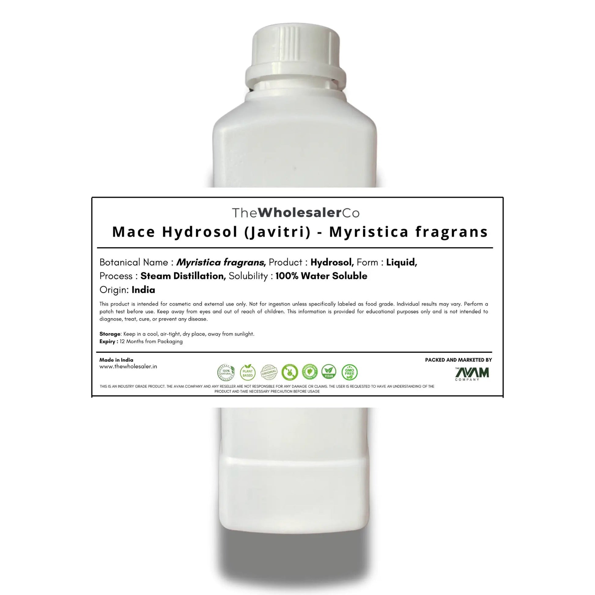 Mace Hydrosol (Javitri) - Myristica fragrans Bulk Supplier@TheWholesaleCo Prices