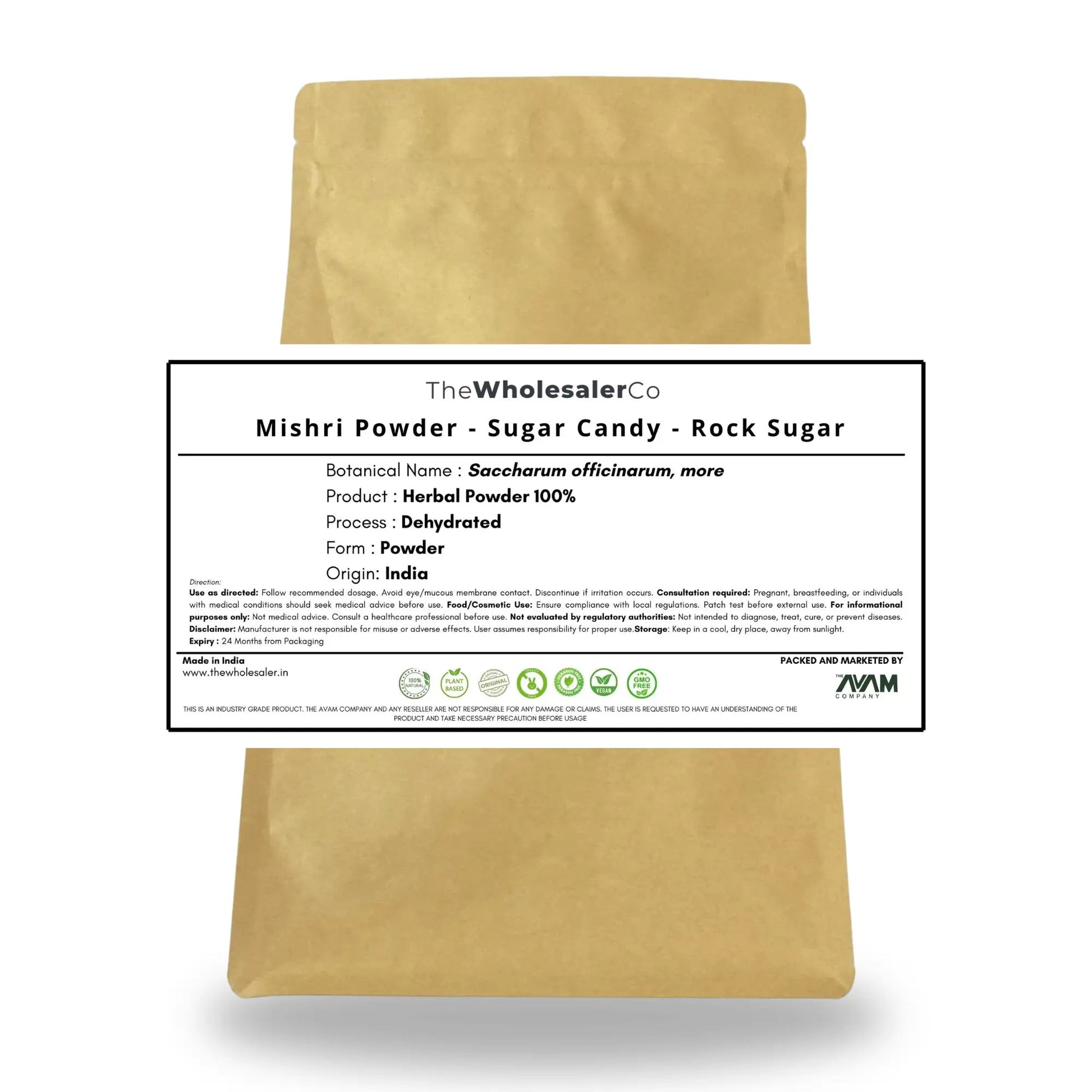 Mishri Powder - Sugar Candy - Rock Sugar Bulk Supplier@TheWholesaleCo Prices