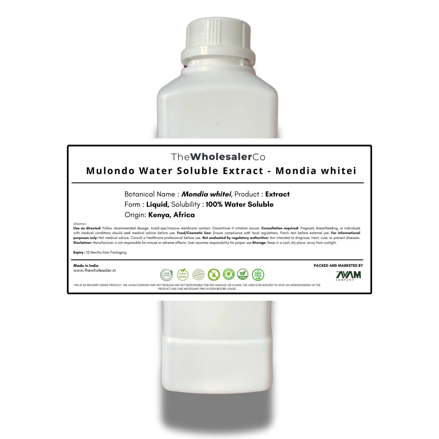 Mulondo Water Soluble Extract - Mondia whitei