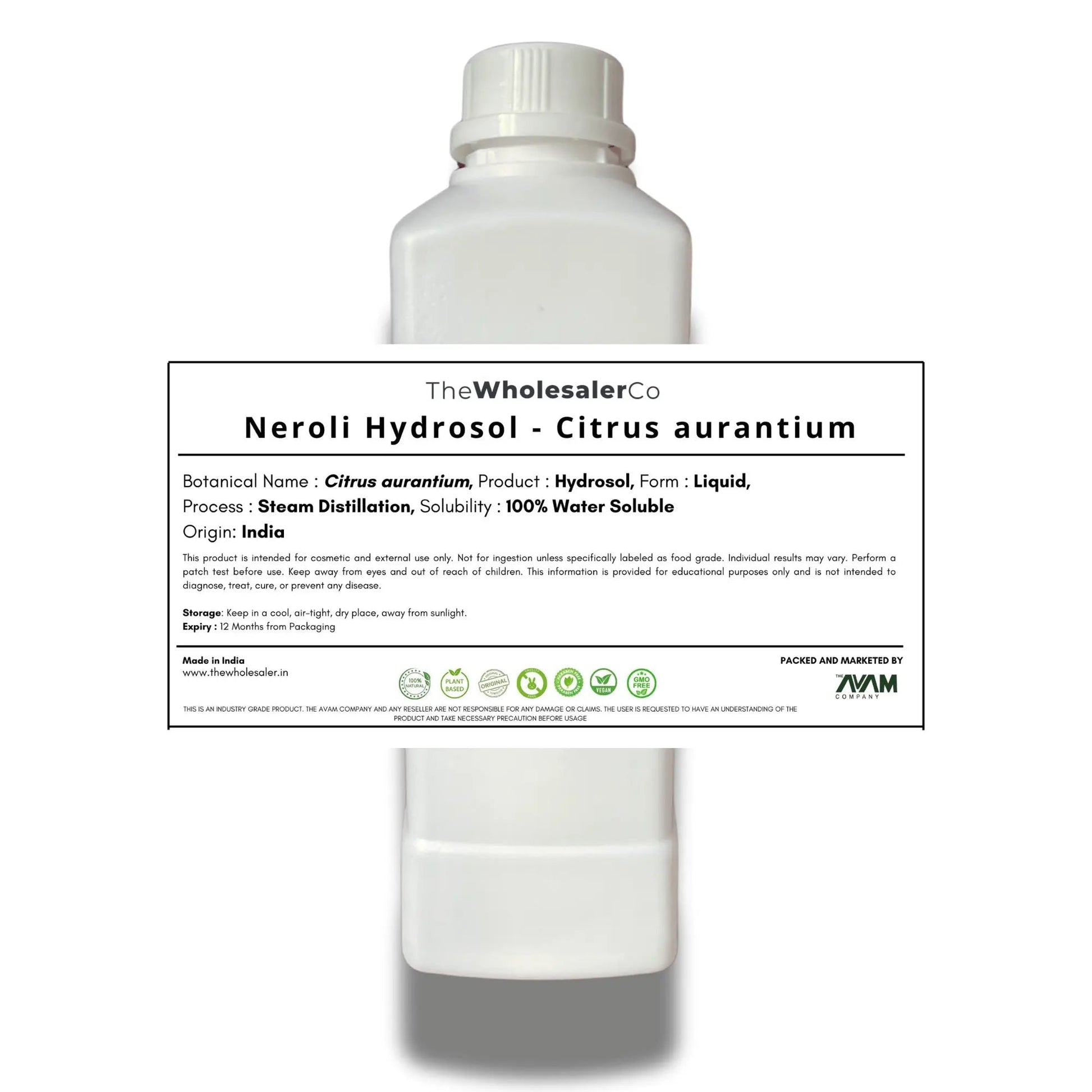 Neroli Hydrosol - Citrus aurantium Bulk Supplier@TheWholesaleCo Prices