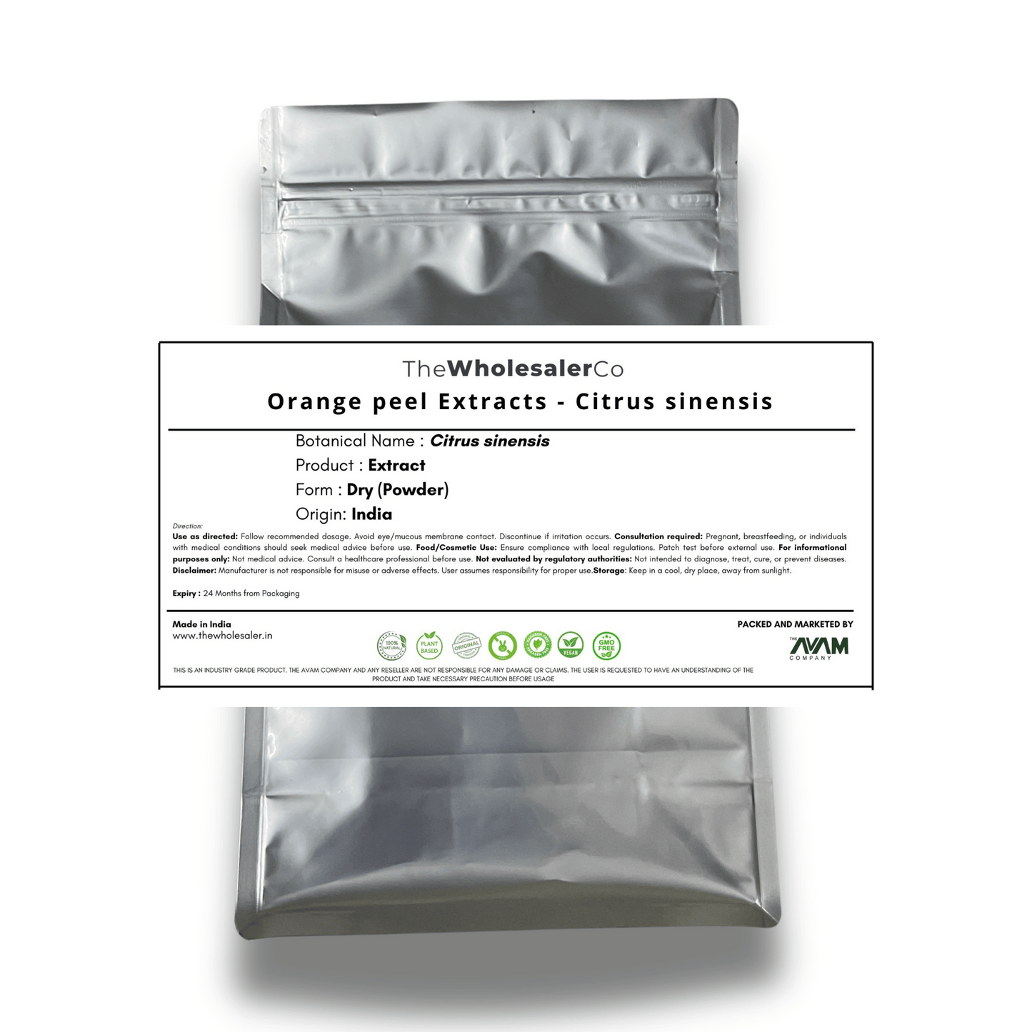 Orange peel Extracts - Citrus sinensis