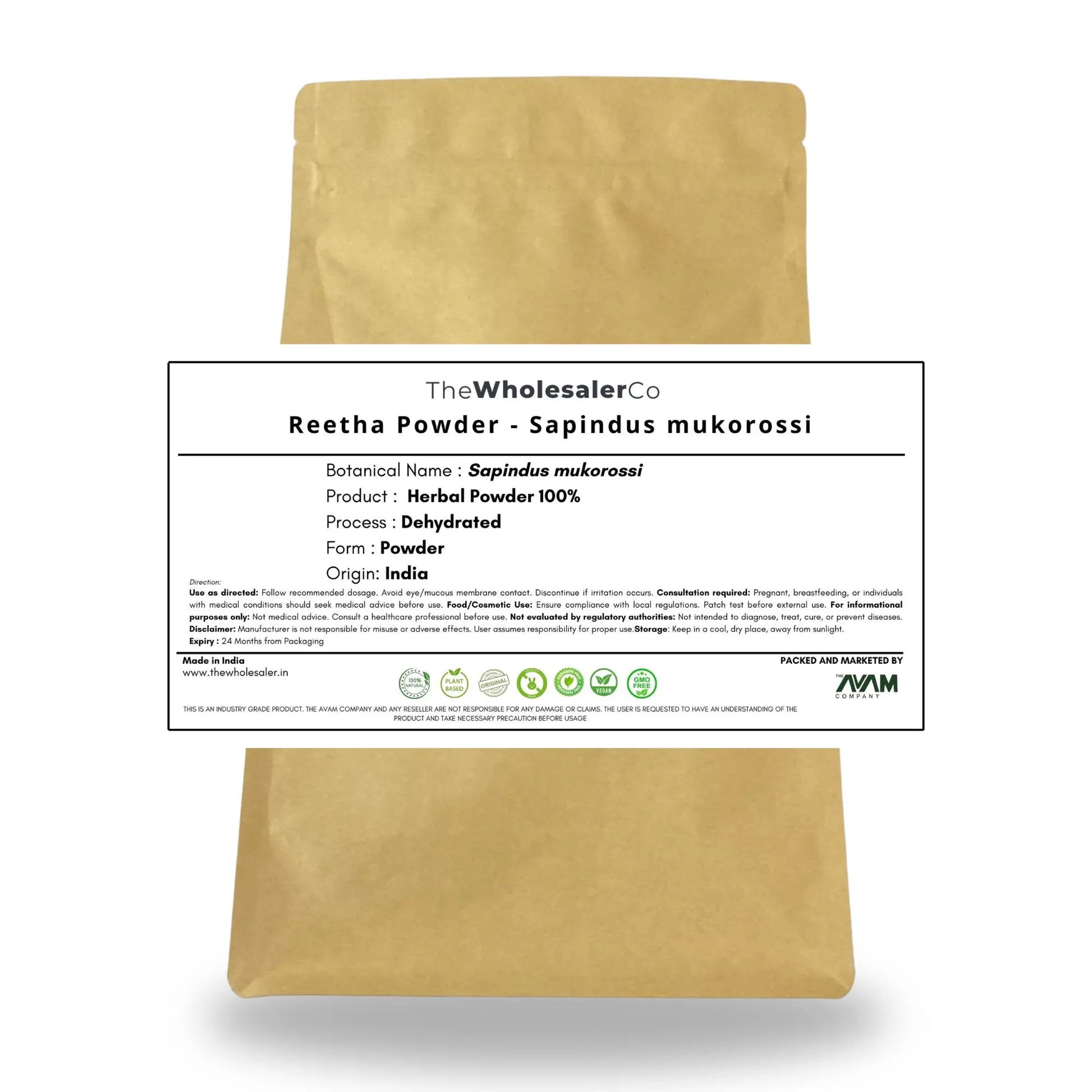 Reetha Powder - Sapindus mukorossi Product vendor