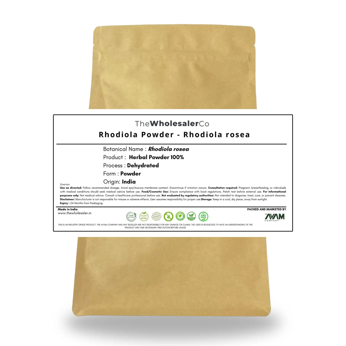 Rodeca Powder Rhodiola Powder - Rhodiola rosea- Bulk Supplier@TheWholesalerCo Prices