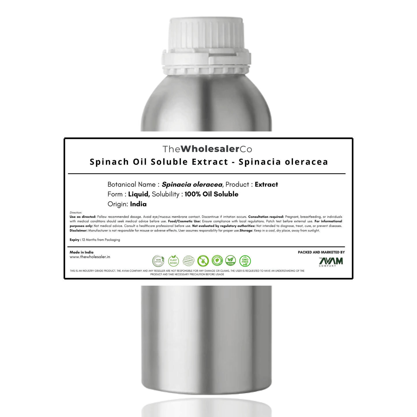 Spinach Oil Soluble Extract - Spinacia oleracea