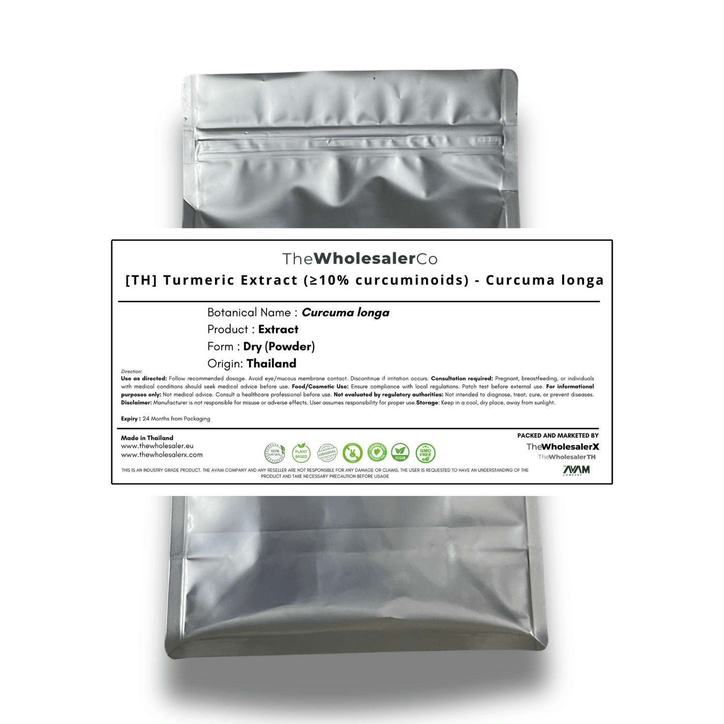 [TH] Turmeric Extract (≥10% curcuminoids) - Curcuma longa