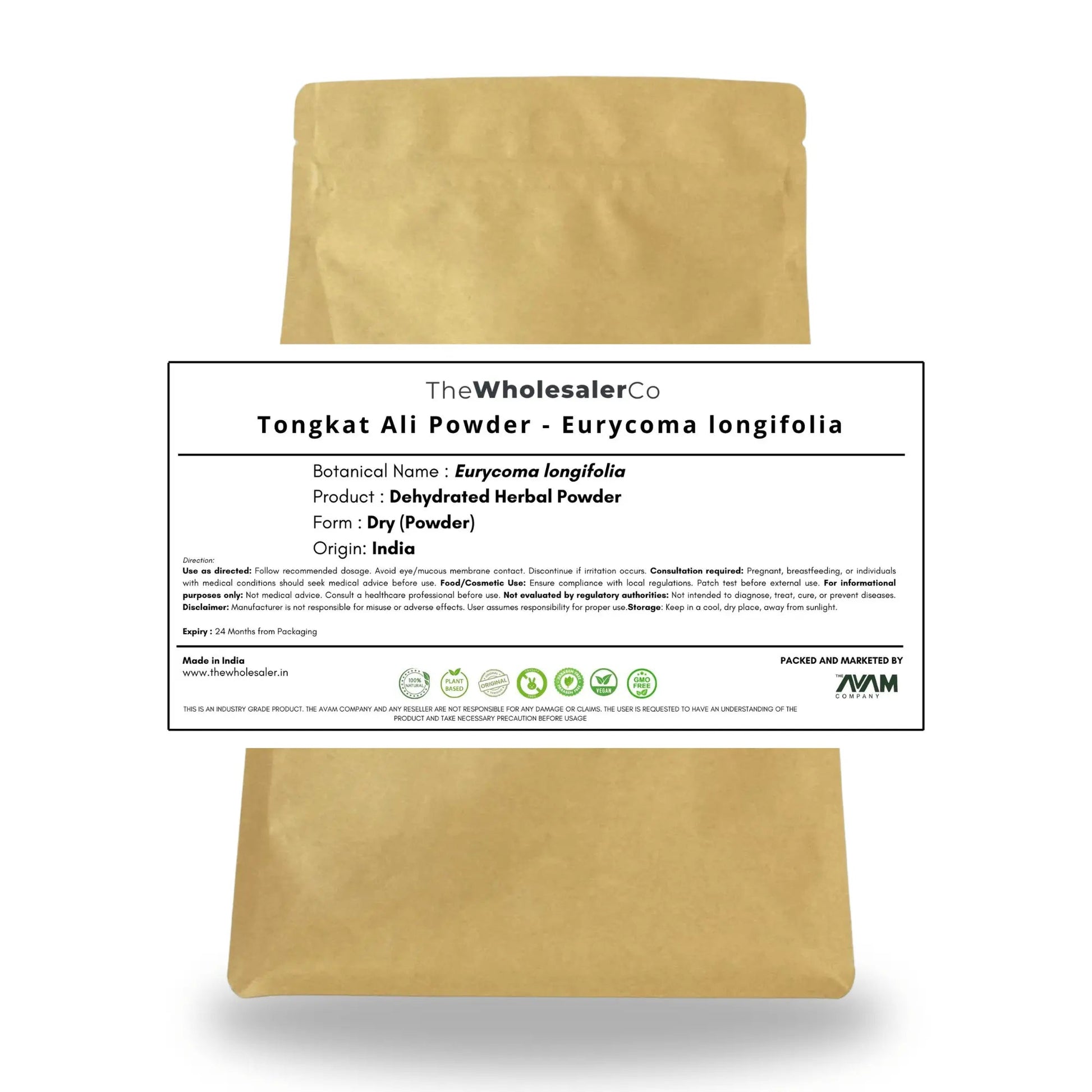 Tongkat Ali Powder - Eurycoma longifolia - Longjack Root Product vendor
