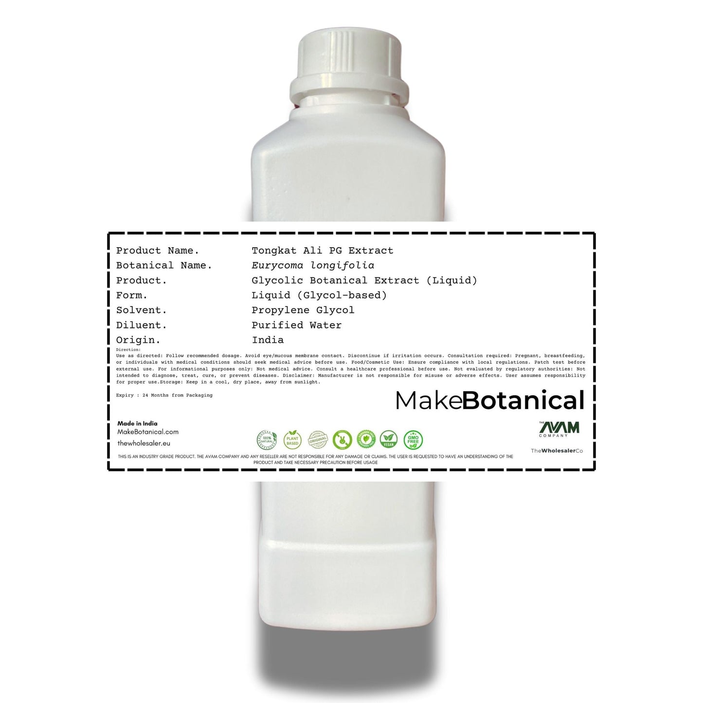 Tongkat Ali PG Extract - Eurycoma longifolia